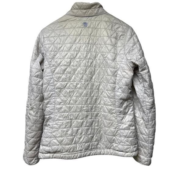 Mountain Hardwear Women’s Size Medium Gray Light Puffer Jacket Softshell - Picture 4 of 6